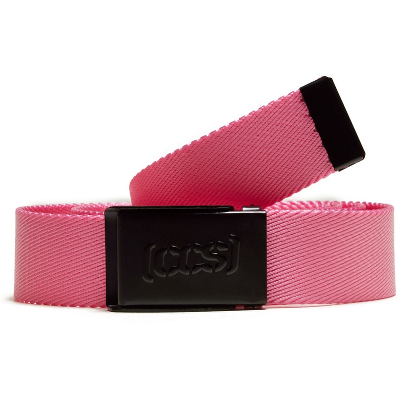 CCS Black Logo Buckle Belt – Pink