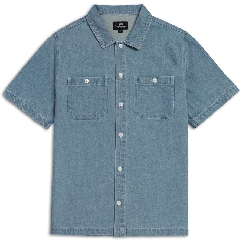 CCS Heavy Denim Work Shirt – Light Blue