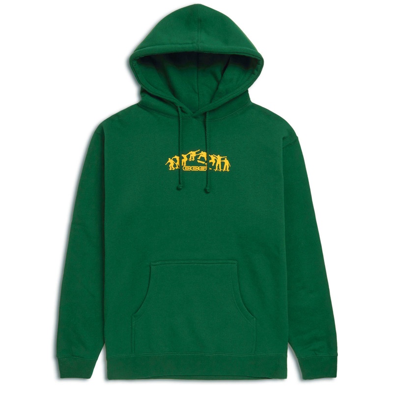 CCS Kickflip Logo Pullover Hoodie – Forest/Yellow