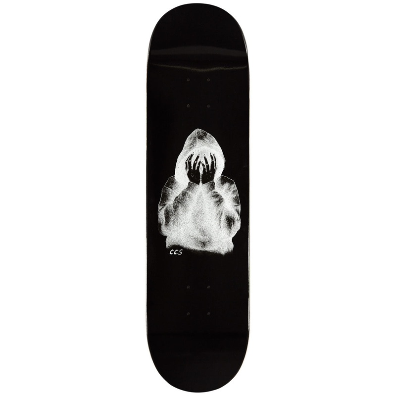 CCS Smile on The Surface Skateboard Deck – Black