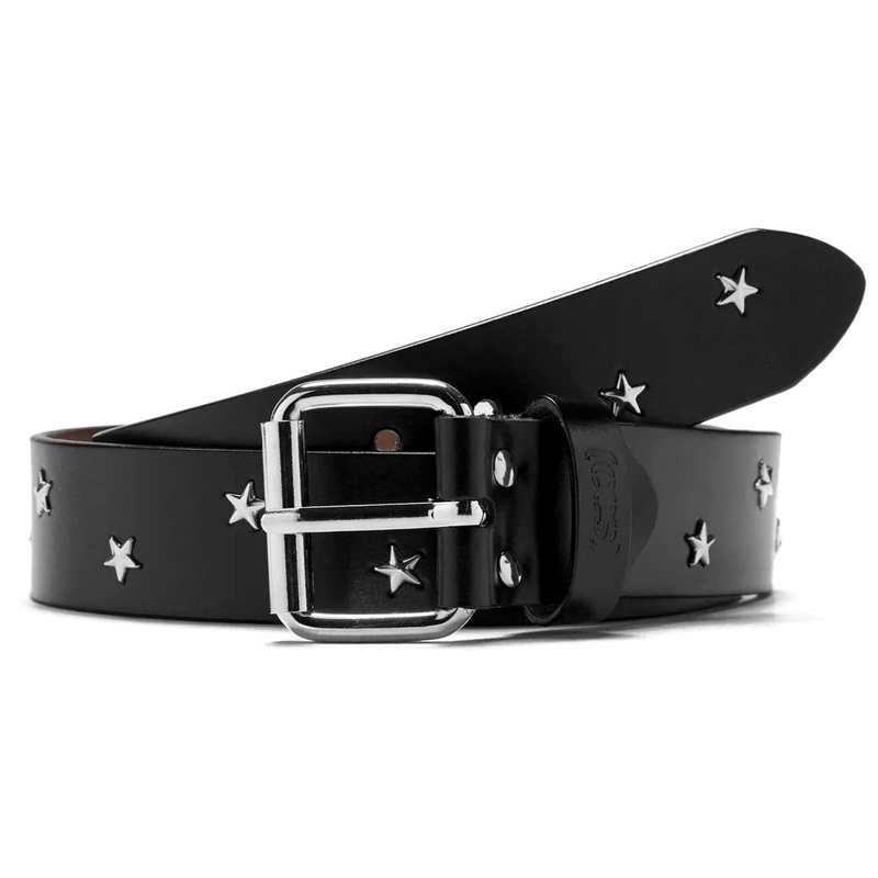 CCS Star Studded Leather Belt – Black