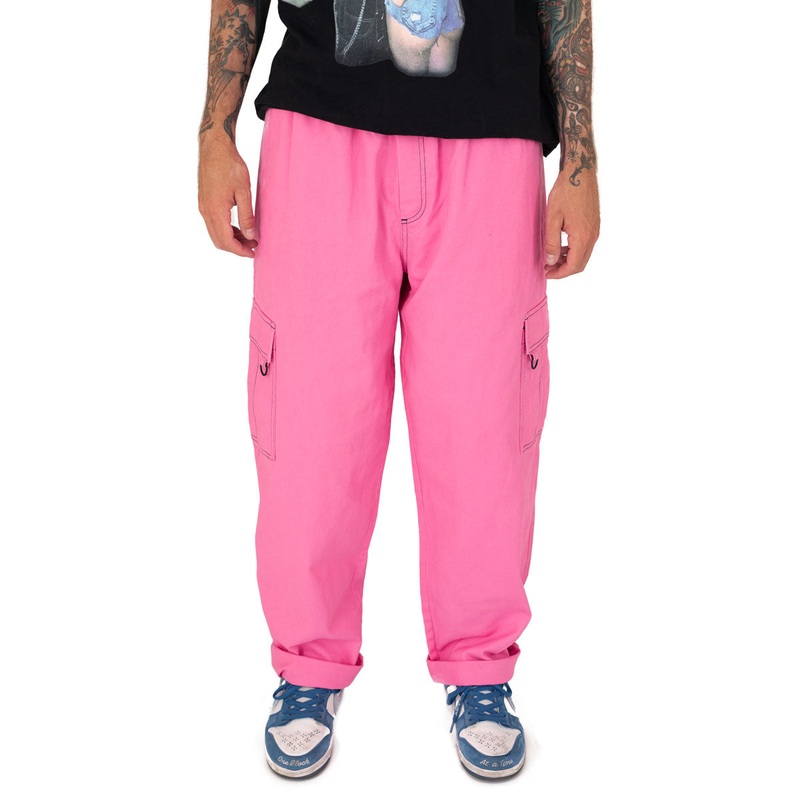 CCS Titus Twill Cargo Pants – Pink/Black