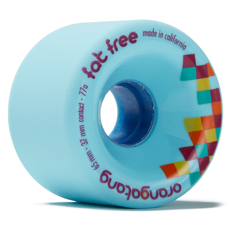 Orangatang Fat Free Longboard Wheels – 65mm 77a