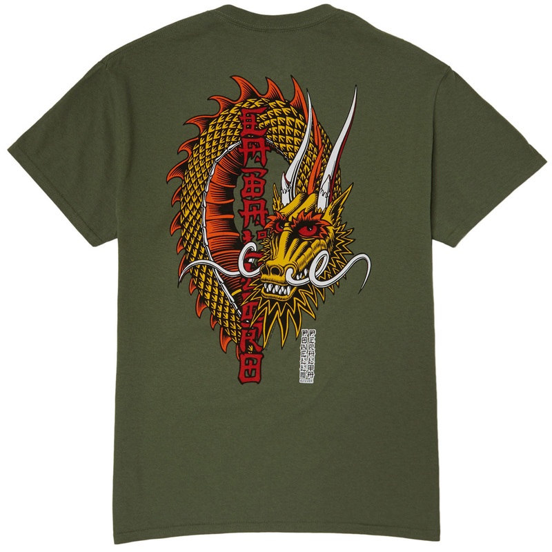 Powell-Peralta Steve Caballero Ban This T-Shirt – Military Green 2
