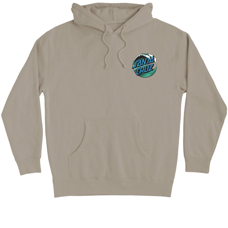 Santa Cruz Wave Dot Hoodie – Cement