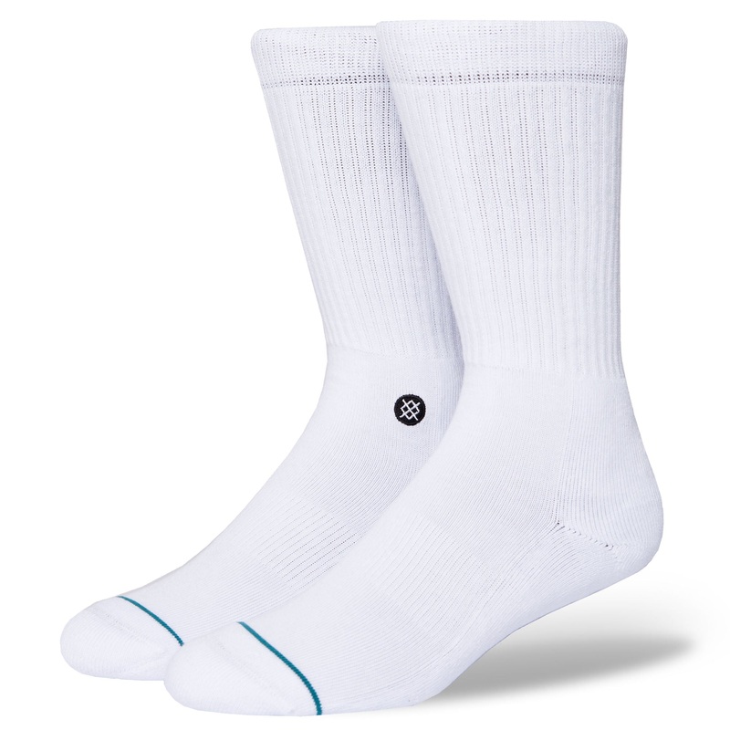 Stance Icon 3 Pack Socks – White