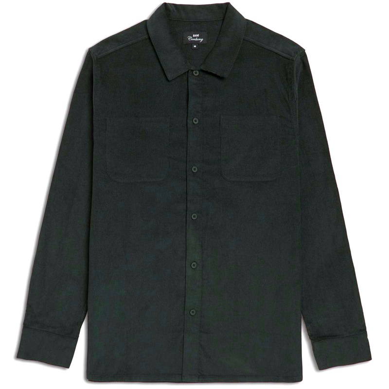 CCS Long Sleeve Corduroy Shirt – Green