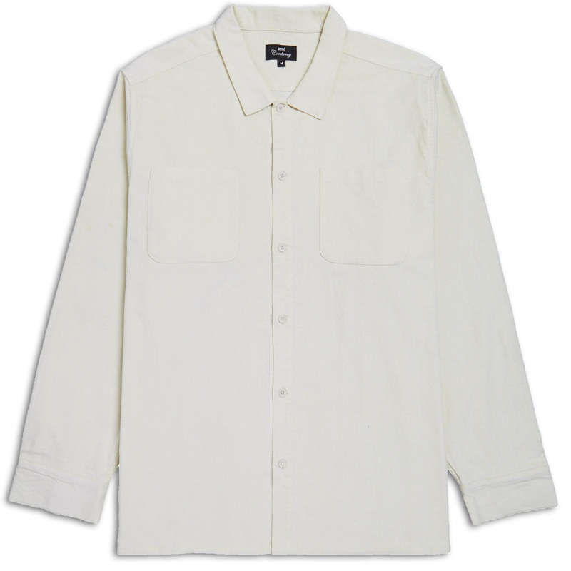 CCS Long Sleeve Corduroy Shirt – Off White