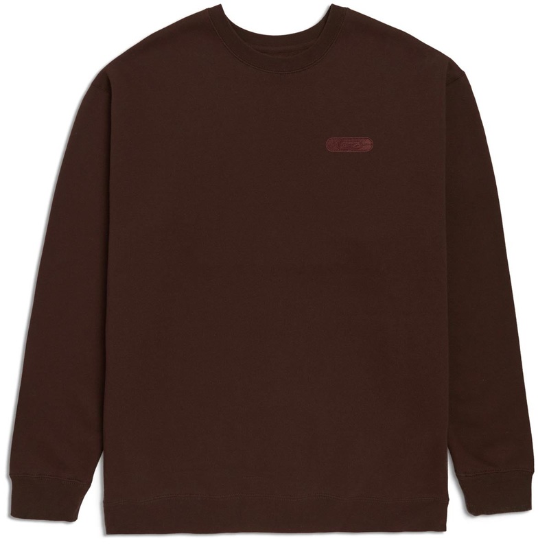 CCS Nested Logo Heavy Crewneck Sweatshirt – Brown