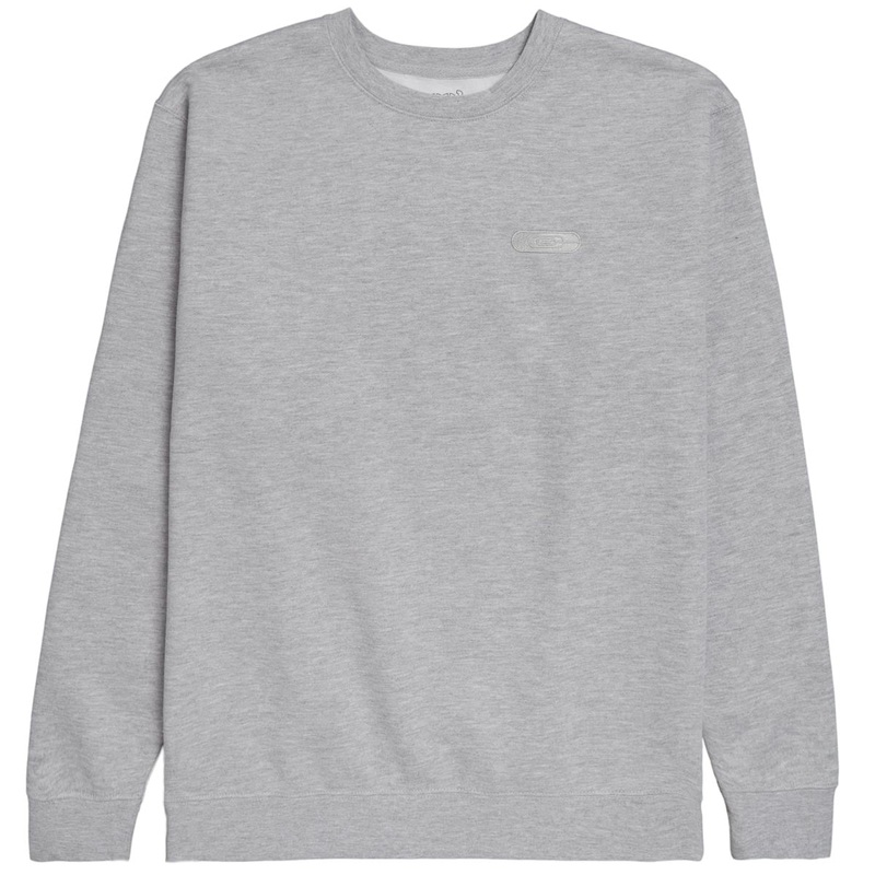 CCS Nested Logo Heavy Crewneck Sweatshirt – Heather Grey