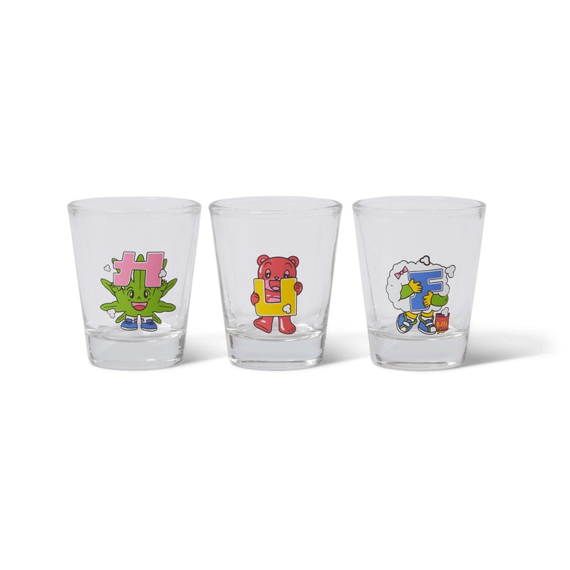 HUF Kawaii Buddies Shot Glass Set – Multi