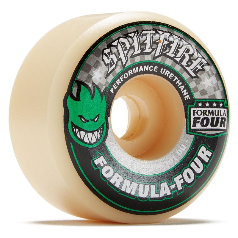 Spitfire F4 101d Conical Skateboard Wheels – Green – 56mm