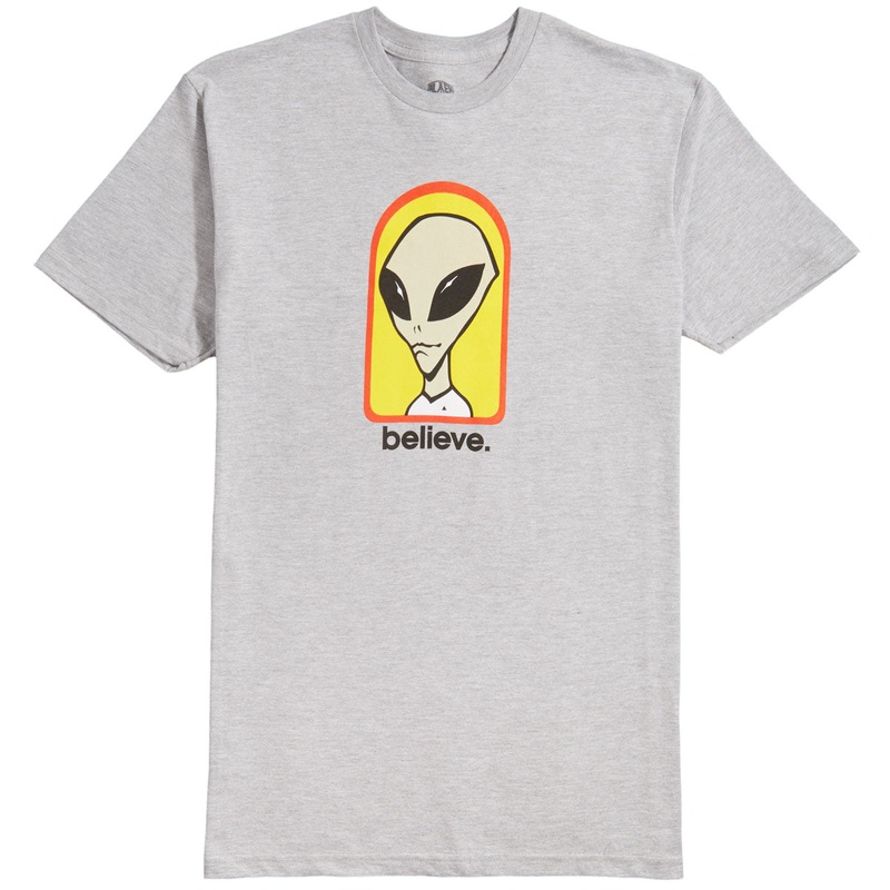 Alien Workshop Believe T-Shirt – Heather Grey