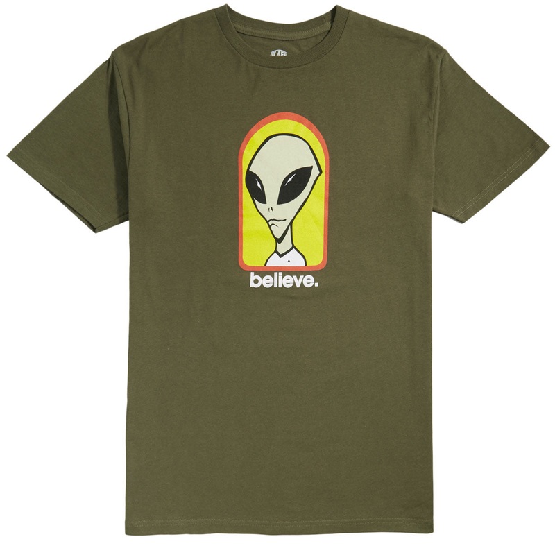 Alien Workshop Believe T-Shirt – Olive