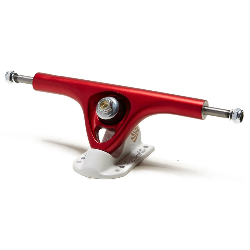 Paris V3 50 Degree Mix-Ups Longboard Trucks – Scarlet Red/Pearl White – 180mm