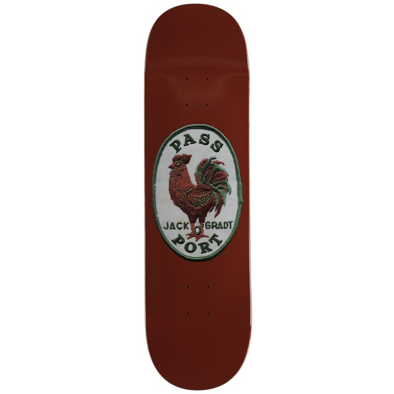 Passport Patch Skateboard Deck – Jack – 8.50