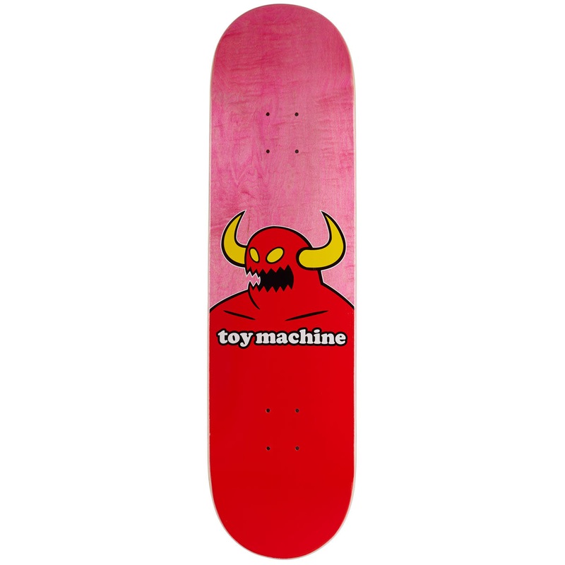 Toy Machine Monster Skateboard Deck – Assorted Stains – 8.25