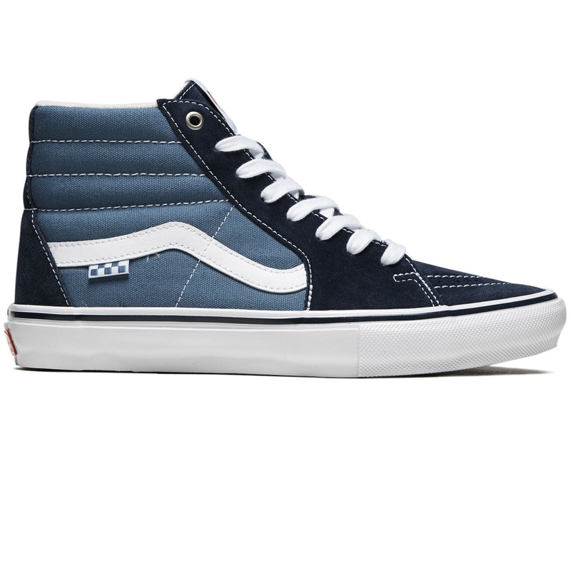 Vans Skate Sk8-Hi Shoes – Navy/White