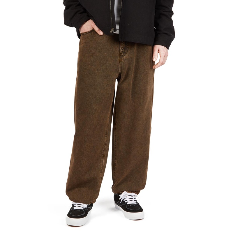 CCS Baggy Taper Denim Jeans – Acid Brown