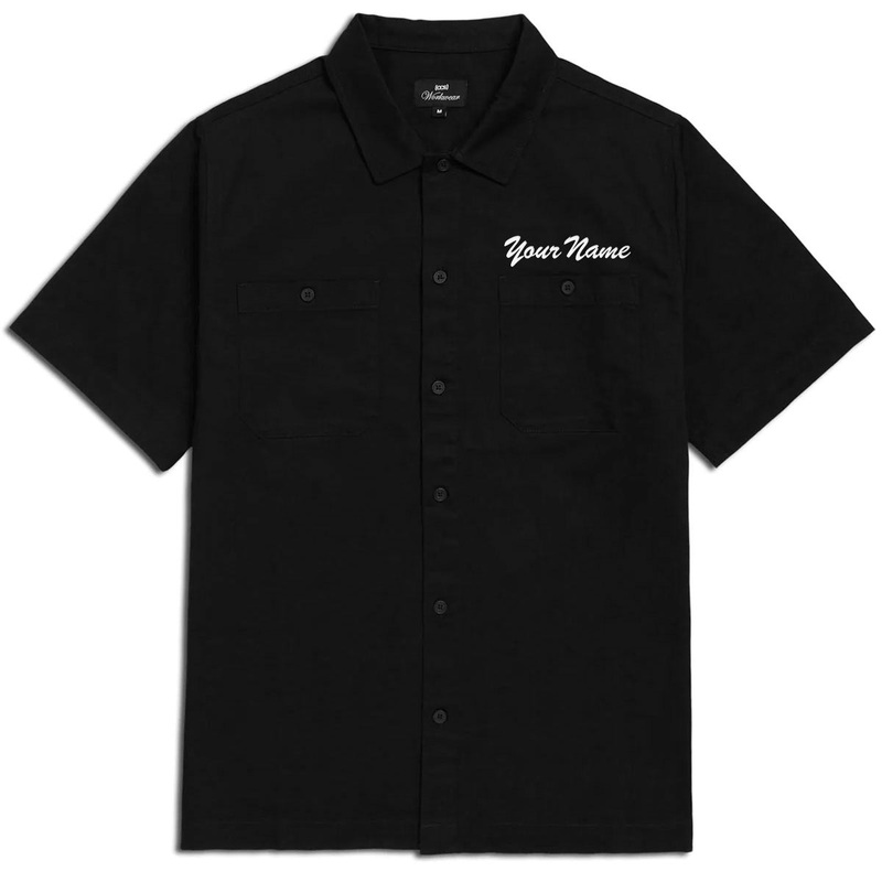CCS Custom Embroidered Work Shirt – Black