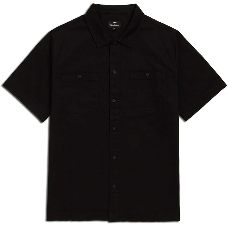 CCS Custom Embroidered Work Shirt – Black – SM