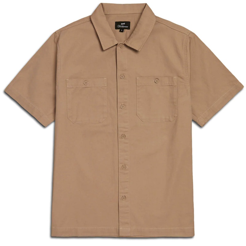 CCS Custom Embroidered Work Shirt – Khaki – LG