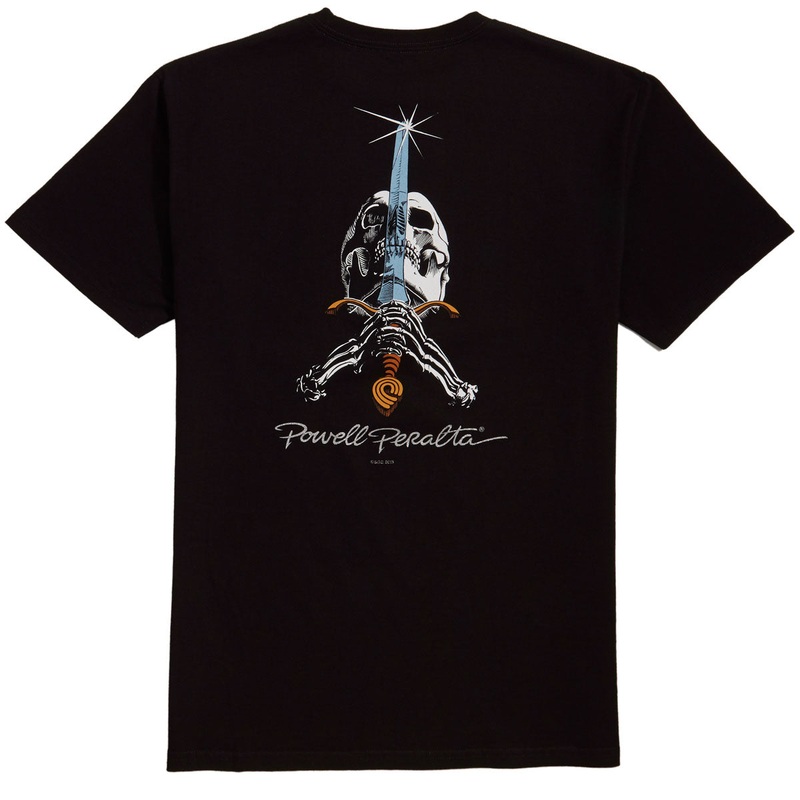 Powell-Peralta Skull and Sword T-Shirt – Black
