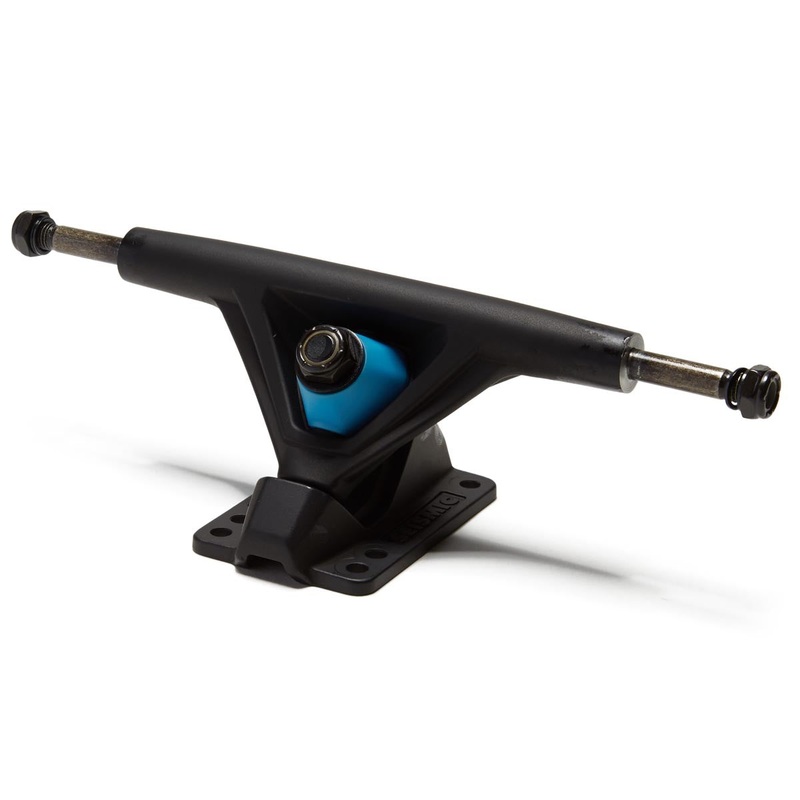 Seismic Aeon 45 Degree Longboard Trucks – Black/Black – 155mm