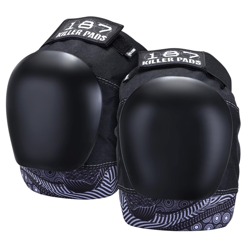 187 Pro Knee Keegan Palmer Pads – Black/White