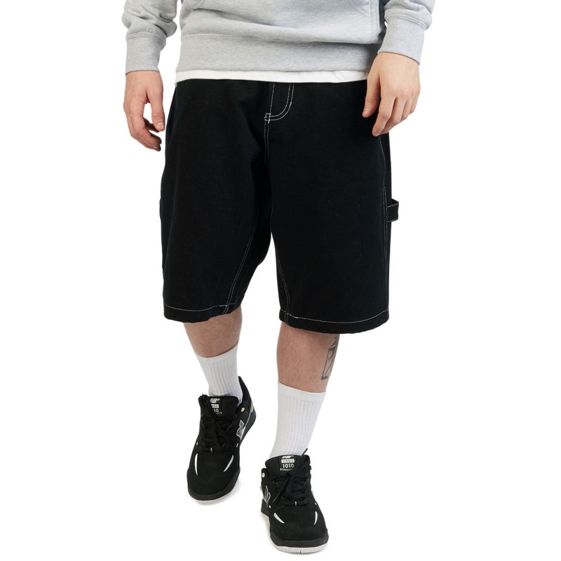 CCS Hammer Loop Canvas Shorts – Black/White