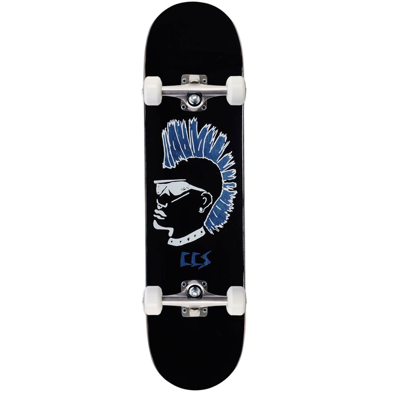 CCS OG Punk Skateboard Complete – Black – 8.50