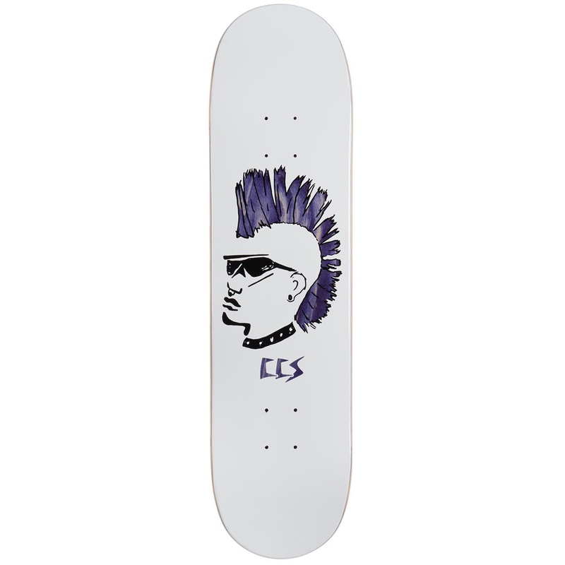 CCS OG Punk Skateboard Deck – White