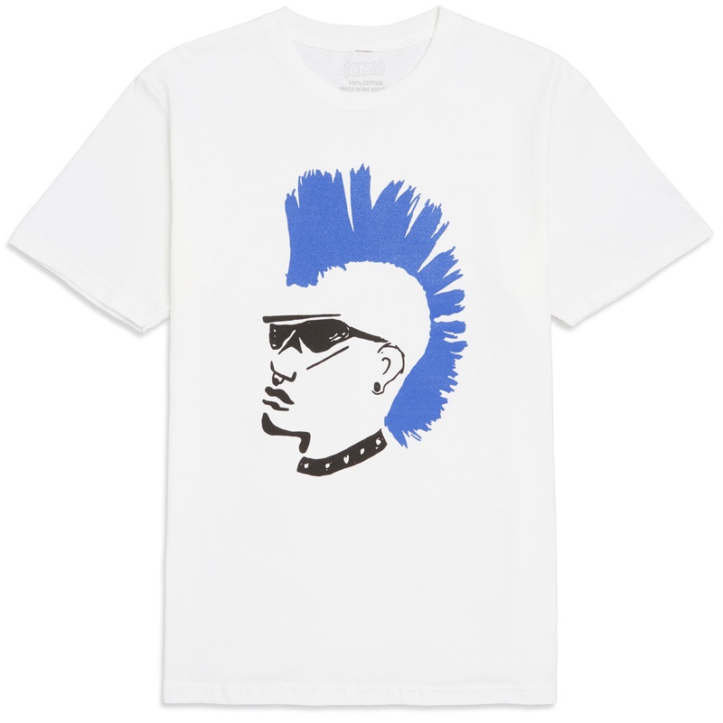 CCS OG Punk T-Shirt – White/Blue