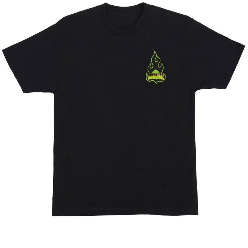Creature Logo Flame T-Shirt – Black