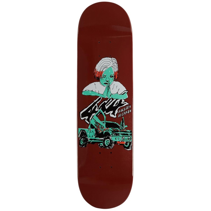 WKND Thy Kingdom Come Karsten Kleppan Skateboard Deck – Maroon Dip – 8.25