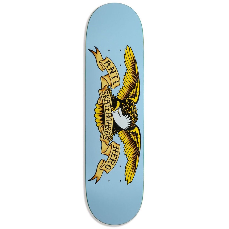 Anti-Hero Classic Eagle Skateboard Deck – Blue – 8.28