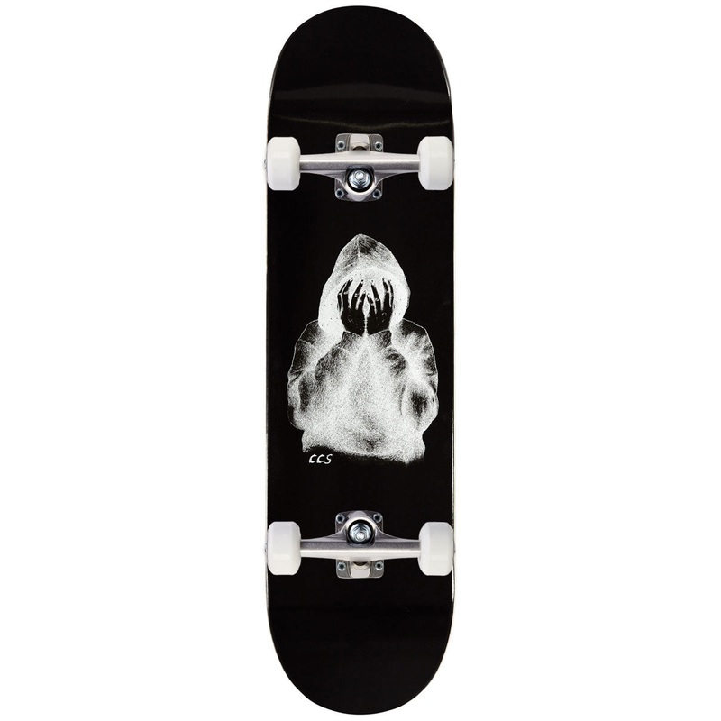 CCS Smile on The Surface Skateboard Complete – Black – 8.25