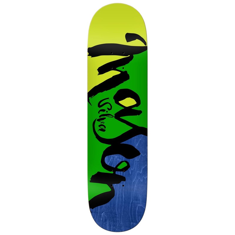 Real Mason Script Colorblock Skateboard Deck – 8.50