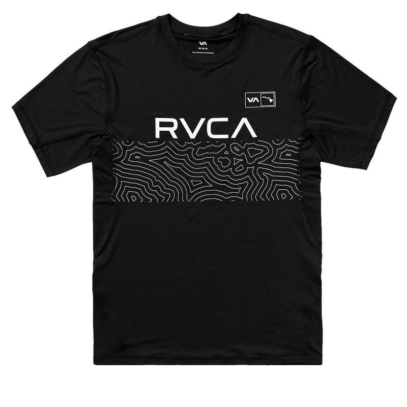 RVCA Hawaii Sport Vent Sleeve T-Shirt – Black 2