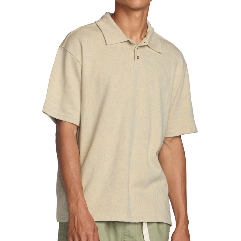 RVCA Leaf Lines Polo Shirt – Ceramic