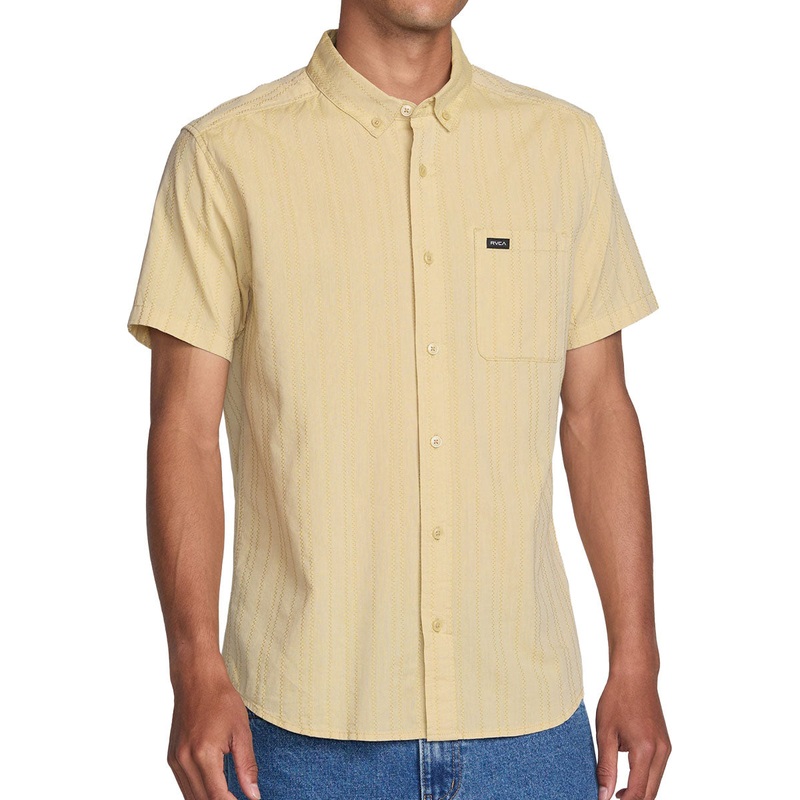 RVCA Thatll Do Stripe Shirt – Natural