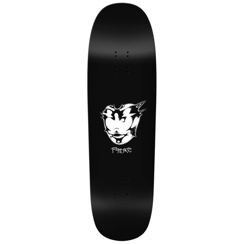 There Mask Skateboard Deck – Black – 9.25