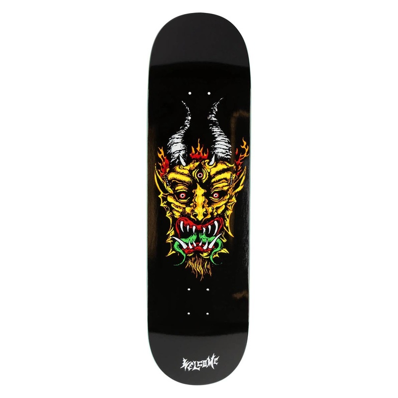 Welcome Light And Easy Skateboard Deck – Black – 9.00