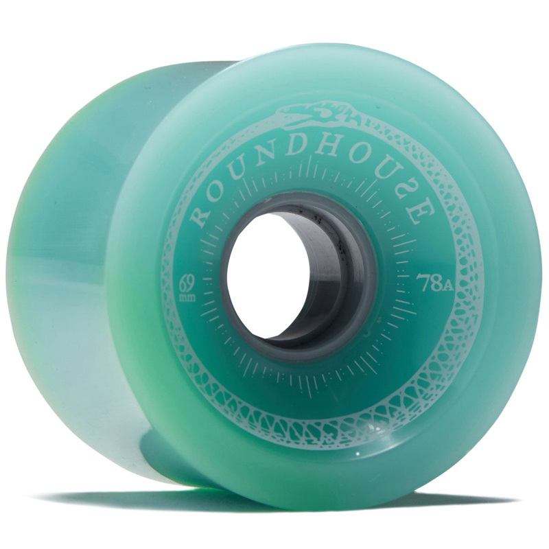 Carver Roundhouse Concave 78a Longboard Wheels – Glass Green – 69mm