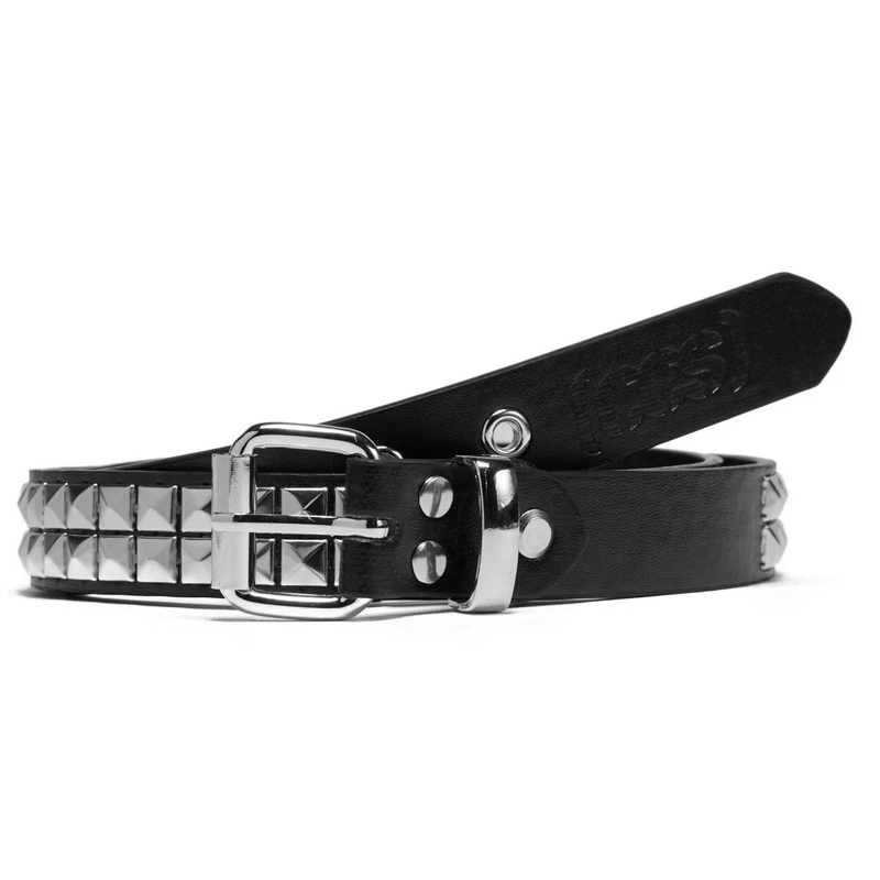 CCS Pyramid Studded Belt – 2 Row – Black