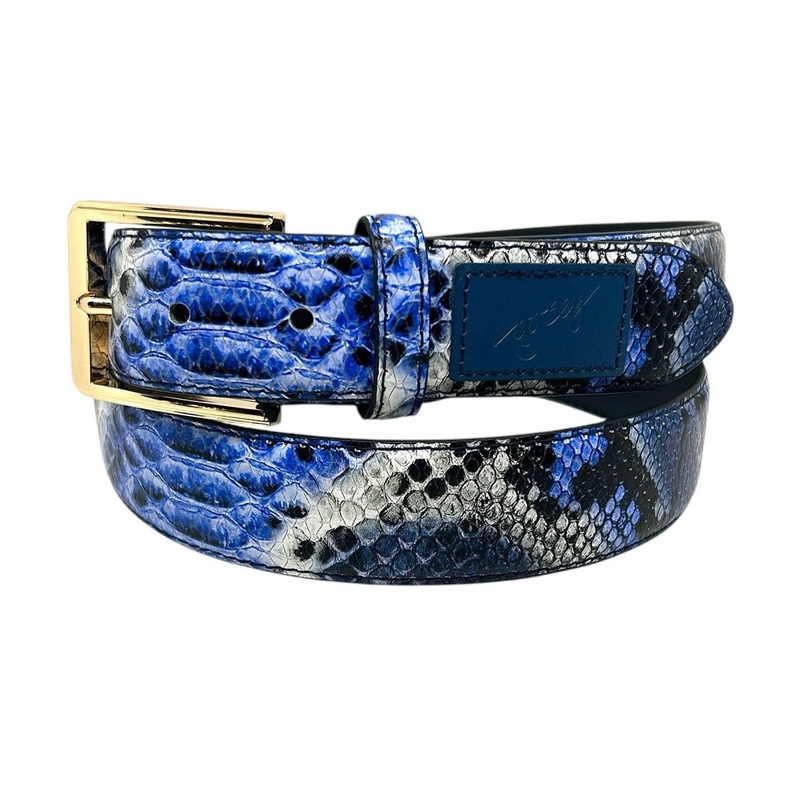 Loosey Premium Snake Belt – Blue/Multi