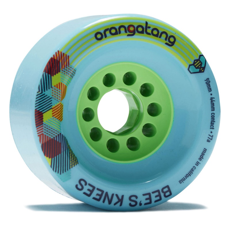 Orangatang Bee’s Knees 77a Longboard Wheels – Blue – 90mm