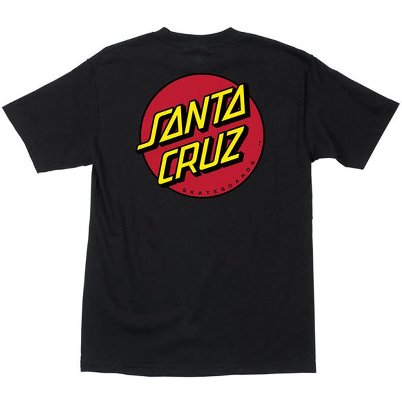 Santa Cruz Classic Dot T-Shirt – Black