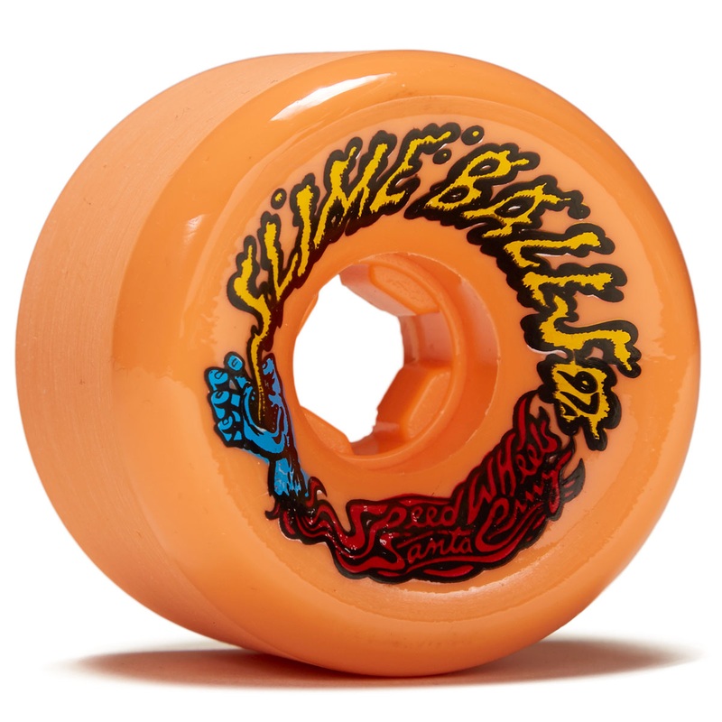 Slime Balls Vomits 97a Skateboard Wheels – Orange/Blue – 60mm