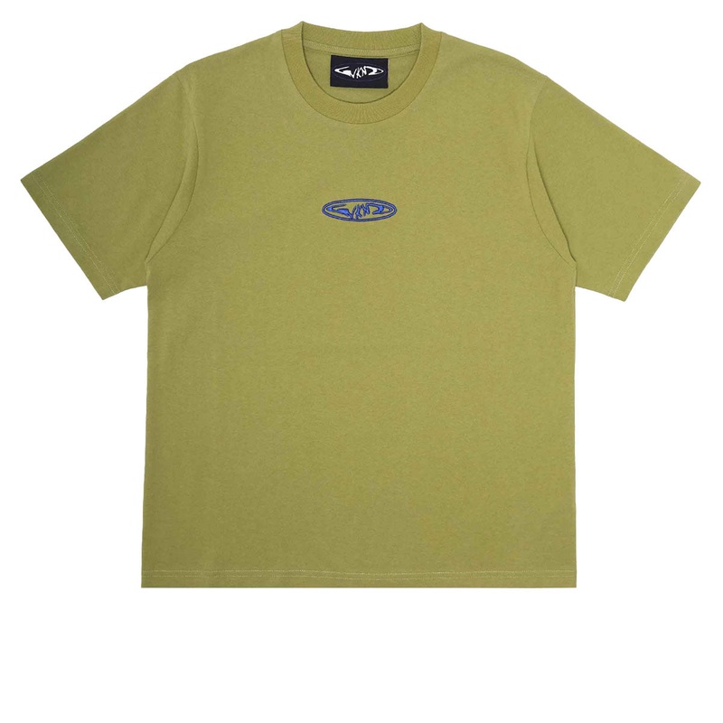 WKND 3D Fishbone T-Shirt – Light Olive